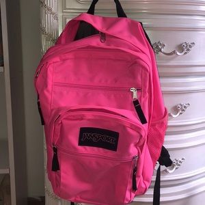 Pink Jansport backpack